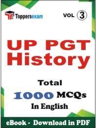 UP PGT History PDF Book in English - MCQ / Objective Questions (VOL.3)