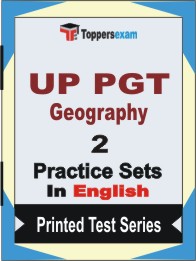 UP PGT Geography  Book in English - Question Paper / Practice Set