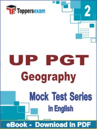 UP PGT Geography   PDF Book In English - Question Paper