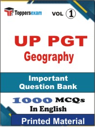 UP PGT Geography   Book in English - Objective MCQ(VOL.1)