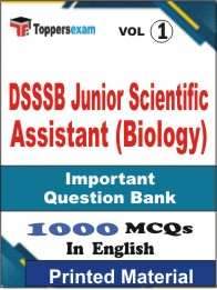 DSSSB Junior Scientific Assistant (Biology) Book in English - Objective MCQ (VOL.1)