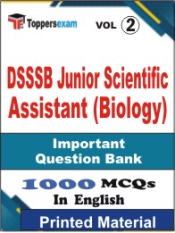 DSSSB Junior Scientific Assistant (Biology) Book in English - Objective MCQ (VOL.2)