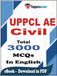 UPPCL AE Civil PDF Book in English - MCQ / Objective Questions