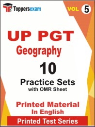 UP PGT Geography Book in English - Practice Set (VOL.5)