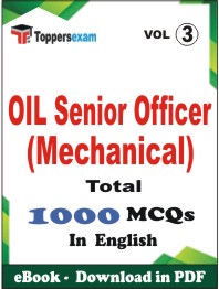 OIL Senior Officer (Mechanical) PDF Book In English - MCQ / Objective Questions (VOL.3)