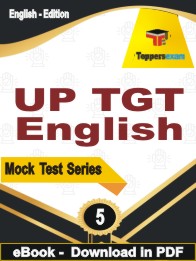 UP TGT English Test PDF Book In English - Practice Set