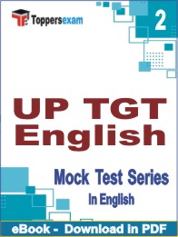 UP TGT English Test PDF Book In English - Question Paper