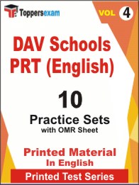 DAV Schools PRT (English) Book in English - Practice Set (VOL.4)
