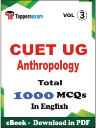 CUET UG Anthropology PDF Book In English - MCQ / Objective Questions(VOL.3)