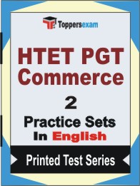 HTET PGT Commerce Book in English - Question Paper / Practice Set