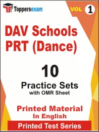 DAV Schools PRT (Dance) Book in English - Practice Set (VOL.1)