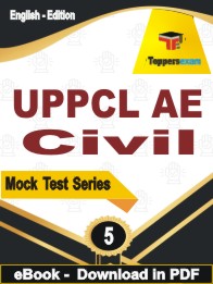 UPPCL AE Civil Test PDF Book In English - Practice Set