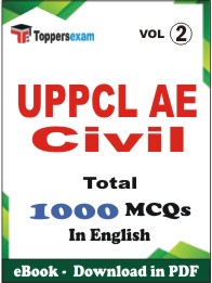 UPPCL AE Civil PDF Book in English - MCQ / Objective Questions (VOL.2)