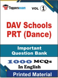 DAV Schools PRT (Dance) Book in English - Objective MCQ (VOL.1)