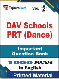 DAV Schools PRT (Dance) Book in English - Objective MCQ (VOL.2)