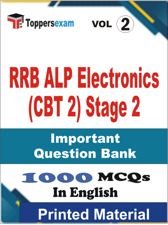 RRB ALP Electronics (CBT 2) Stage 2 Book in English - Objective MCQ (VOL.2)
