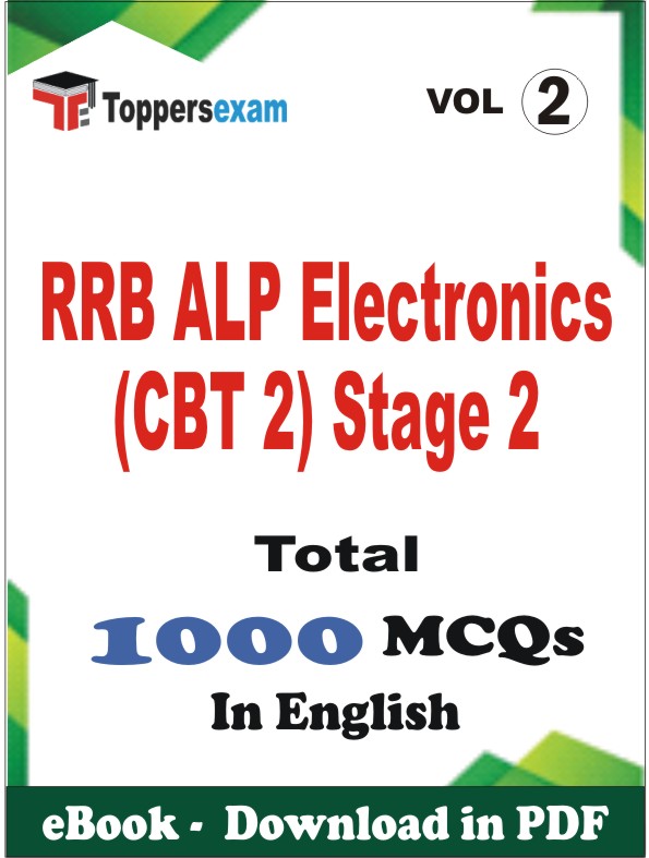 RRB ALP Electronics (CBT 2) Stage 2 PDF Book In English - MCQ / Objective Questions (VOL.2)