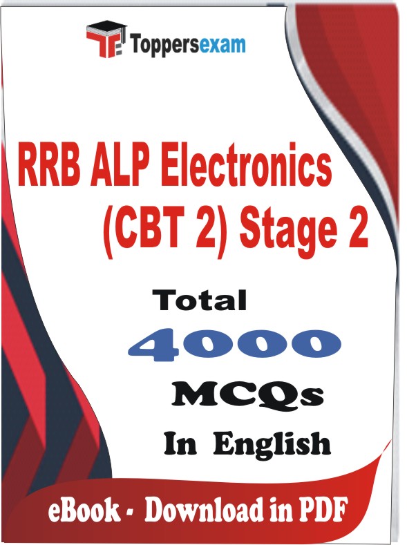 RRB ALP Electronics (CBT 2) Stage 2 PDF Book In English - MCQ / Objective Questions