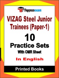 VIZAG Steel Junior Trainees (Paper-1) Book in English - Practice Set