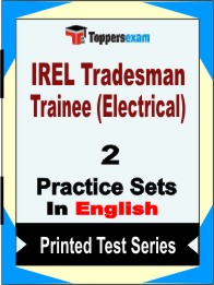 IREL Tradesman Trainee (Electrical) Book in English - Question Paper / Practice Set