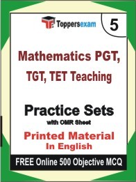 Mathematics PGT, TGT, TET Teaching Exam Practice Set Book in English