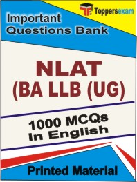 NLAT (BA LLB (UG) Book in English - Objective MCQ
