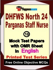 DHFWS North 24 Parganas Staff Nurse Exam Mock Test Papers (Book) in English