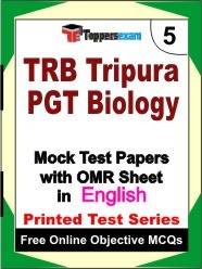 TRB TRIPURA PGT BIOLOGY Exam Practice Set Book (English)