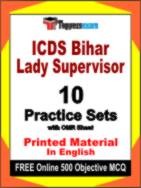 ICDS Bihar Lady Supervisor Test Book in English - Practice Set