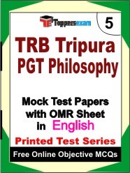 TRB Tripura PGT Philosophy Exam Mock Test Papers (Book) in English