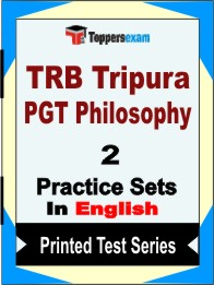 TRB Tripura PGT Philosophy Book in English - Question Paper / Practice Set