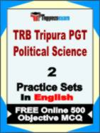 TRB Tripura PGT Political Science Test Book in English - Question Paper / Practice Set