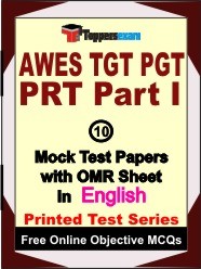 AWES TGT PGT PRT Exam Part 1 Mock Test Papers (Book) in English