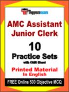 AMC Assistant Junior Clerk Test Book in English - Practice Set