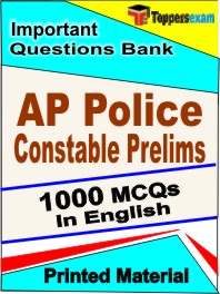 AP Police Constable Prelims Exam Book in English - Objective MCQ