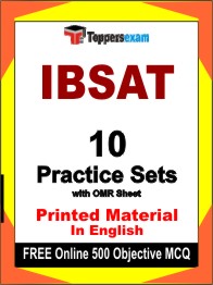 IBSAT Test Book in English - Practice Set