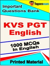 KVS PGT English Exam Objective MCQ Book in English