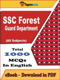 EBook of SSC FOREST GUARD DEPARTMENT Exam (Objective Questions /MCQ) PDF in English