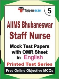 AIIMS Bhubaneswar Staff Nurse Exam Mock Test Papers (Book) in English