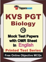 KVS PGT Biology Exam Mock Test Papers (Book) in English