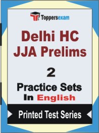 Delhi HC JJA Prelims Book in English - Question Paper / Practice Set