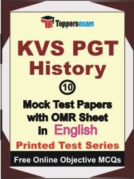 KVS PGT History Exam Mock Test Papers (Book) in English