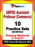 UKPSC Assistant Professor (Commerce) Test Book in English - Practice Set