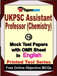 UKPSC Assistant Professor (Chemistry) Exam Mock Test Papers (Book) in English