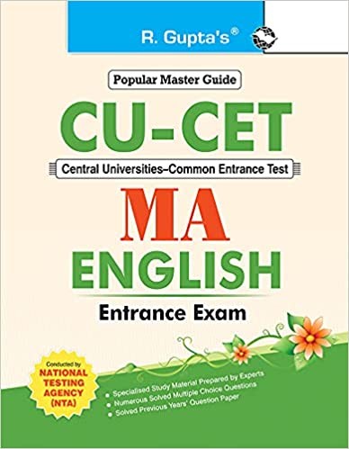 CUCET MA English Solved Previous Years Questions Papers and Solved Objective MCQs Book in English + Online Mock Test (Combo Pack)