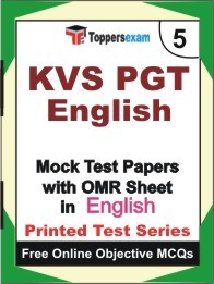 KVS PGT English Exam Mock Test Papers (Book) in English