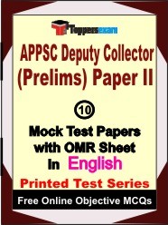 APPSC Deputy Collector Prelims Paper 2 Exam Mock Test Papers (Book) in English