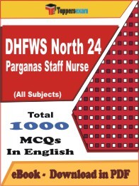 EBook of DCCB DHFWS North 24 Parganas Staff Nurse Exam, PDF Format in English