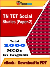 TN TET Social Studies (Paper 2) PDF Book in English - MCQ / Objective Questions