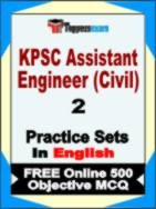 KPSC Assistant Engineer (Civil) Test Book in English - Question Paper / Practice Set